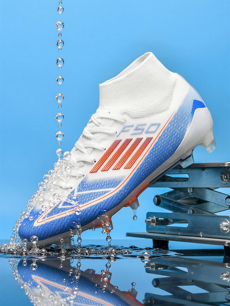 New Men's Adult Football Shoes Anti-Slip Ag Fg Long Studs Professional Competition Training Indoor Outdoor Lawn Soccer Boots Football Field Boots Soccer Cleats