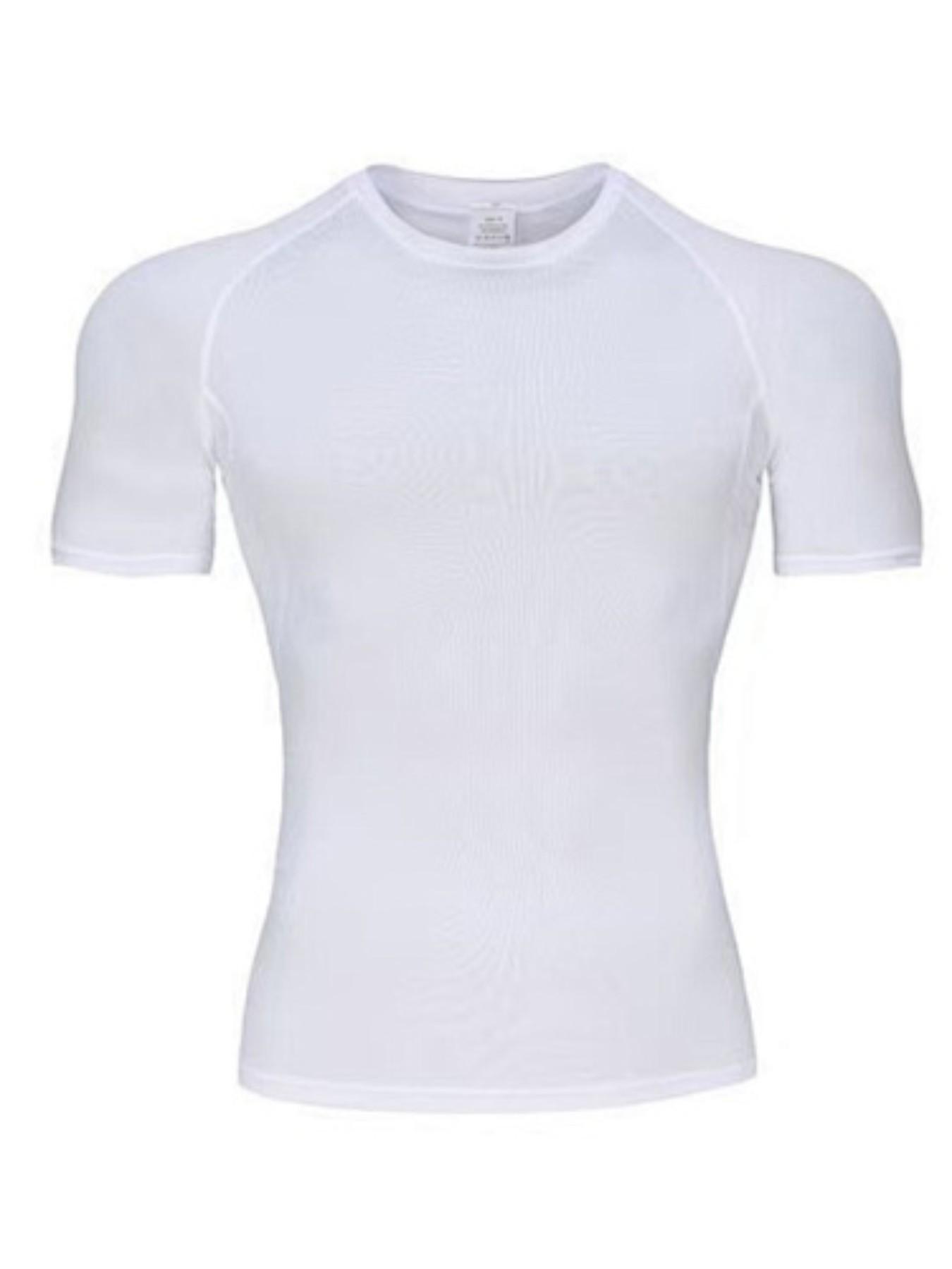 Men's Short Sleeve Compression Shirt, Quick-Dry Breathable Sport T-Shirt, Ideal for Gym, Running, Fitness, Athletic Underwear