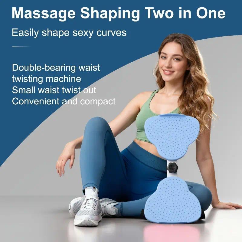 Heavy-Duty Waist Twisting Trainer with 330lbs Load, Silent Home Fitness Machine, Builds Core, Abs & Oblique Muscles, Great Core Trainer for Men and Women
