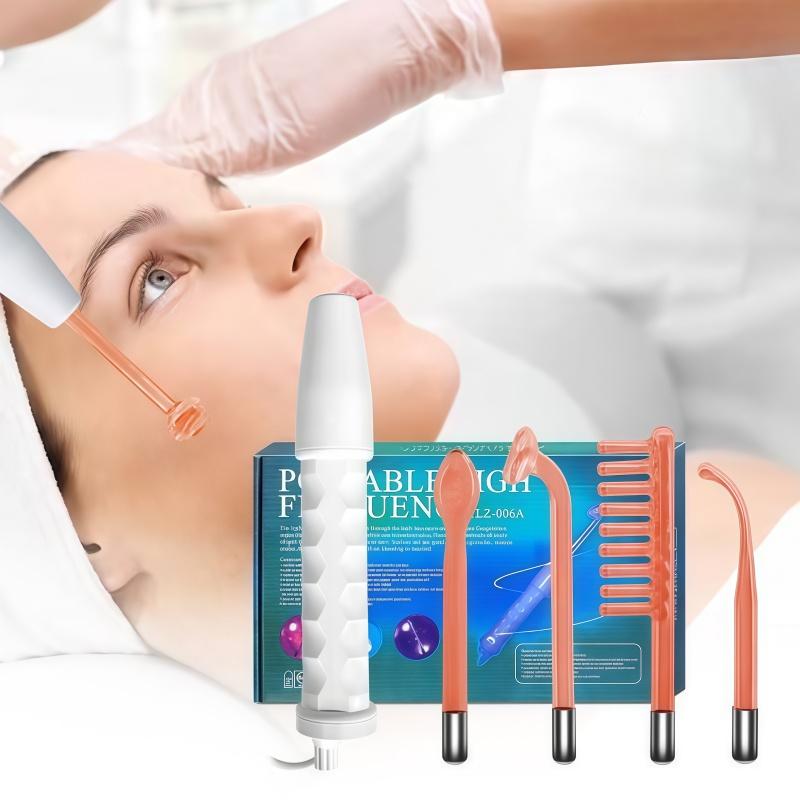 American standard plug, women's professional four in one facial beauty device, multifunctional facial, neck, and head skin care equipment, suitable for home and travel facial beauty device set, perfect gift for family, friends, and friends, Christmas gift