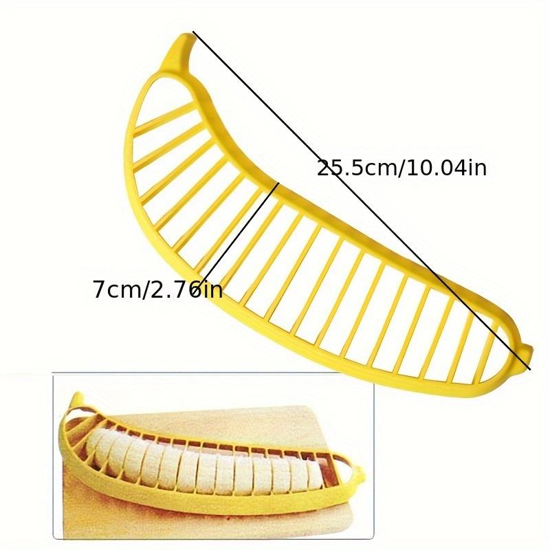 1pc Banana slicer, multi-functional fruit cutting tool, banana slicer and separator, fruit salad platter divider