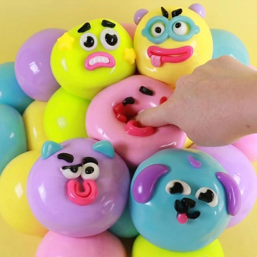 NEW Smushers Squishy - Curiosities Smushers Dog Face Swap Squishy Soft Moldable Cute Slow Rise Relaxing Sensory Fidget Relief Anxiety Stress Fun Desk Accessory for Adults