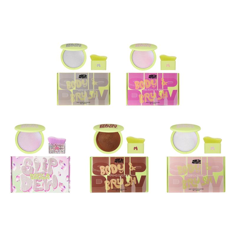Made by Mitchell Slip Dew Shimmering Glitter Body Makeup, Body Highlighter for Luminous, Dewy Skin
