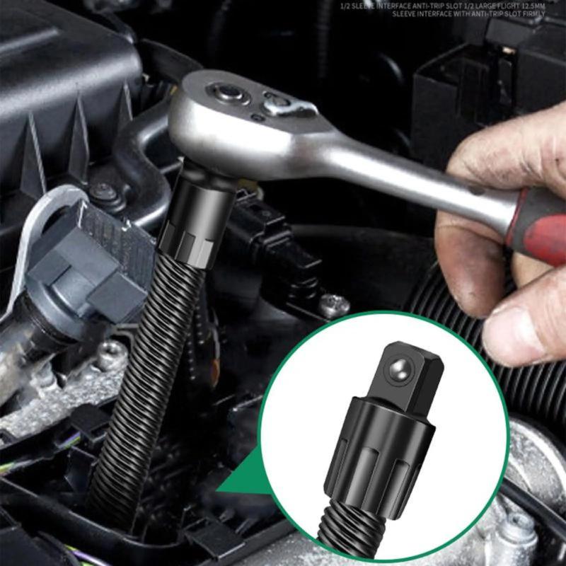 1/2 Flexible Shaft Extension Extender Torque Socket Ratchet Spanners Electric Wrench Connecting Rod Hand Tools