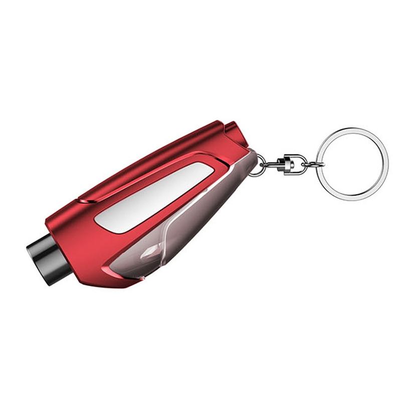 Car Window Breaker Keychain, Glass Shatter Tool, Seatbelt Cutter, Emergency Escape Kit, Underwater Safety Hammer, Car Accessory, 3-In-1 Car Survival Gear