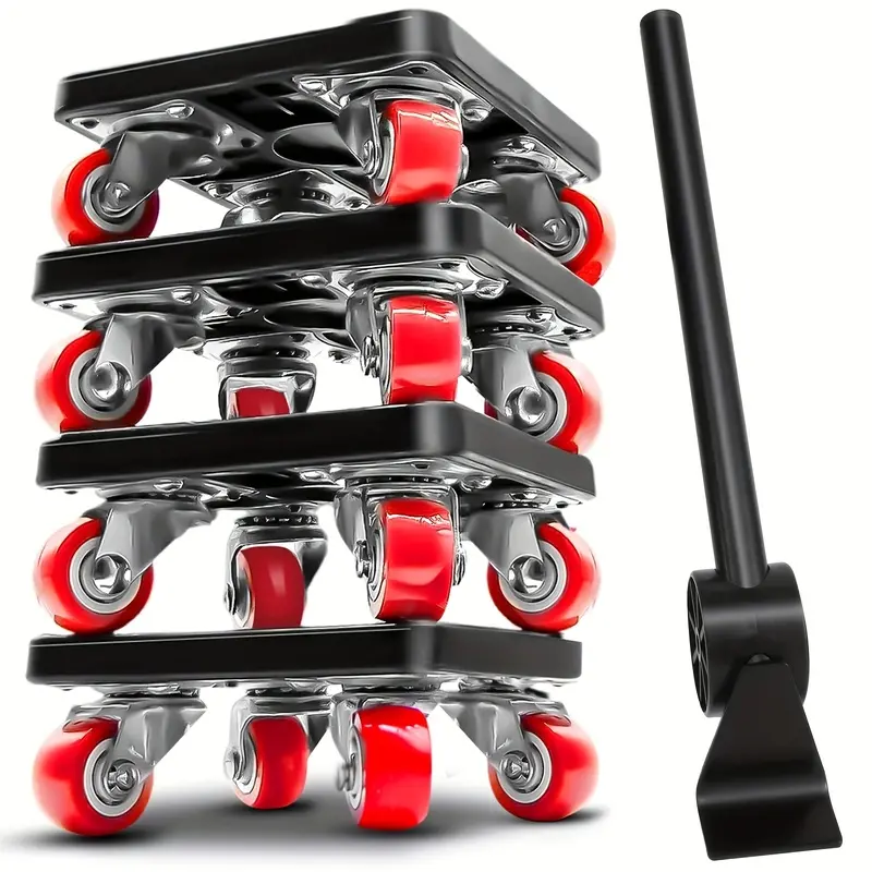 5-piece set, Heavy Duty, for moving heavy furniture capable of supporting up to 880.0 pounds, equipped with smooth sliding pads and 360 rotating wheels, ideal for homeowners and moving companies, also great as a home gif