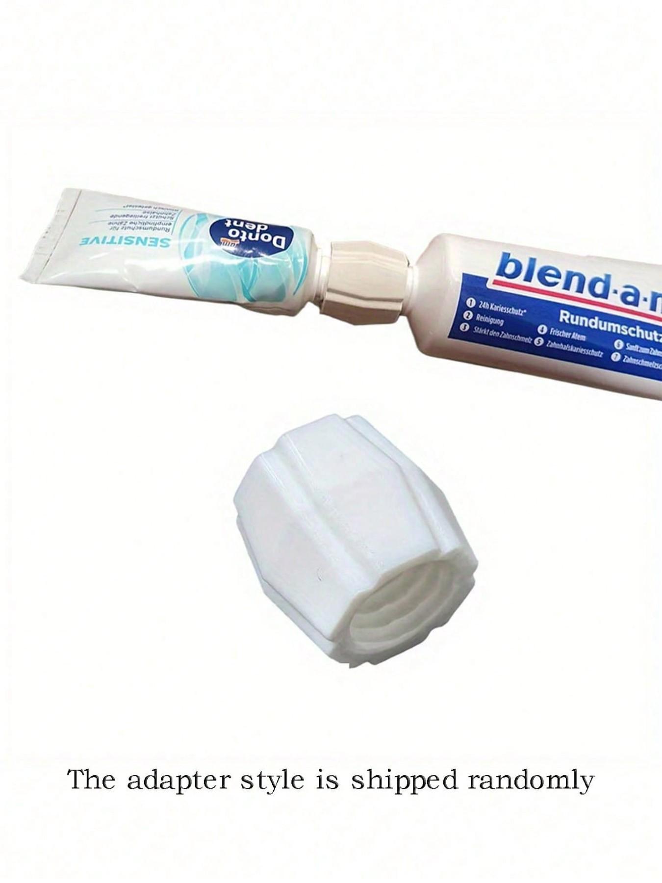 Plastic Toothpaste Tube and Face Wash Adapter Set, Refillable Bottles, Convenient Toothpaste Dispenser Tool Kit, Home Use, Travel Set, Toothpaste Squeezers