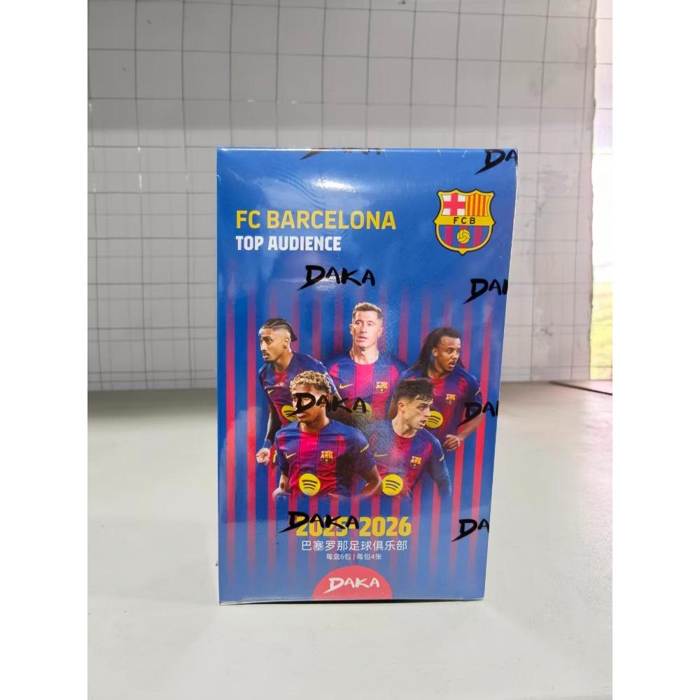 DAKA Top Audience Real Madrid Barcelona Football Trading Cards Sealed Box Limited Parallel Numbered Autograph Cards Collect