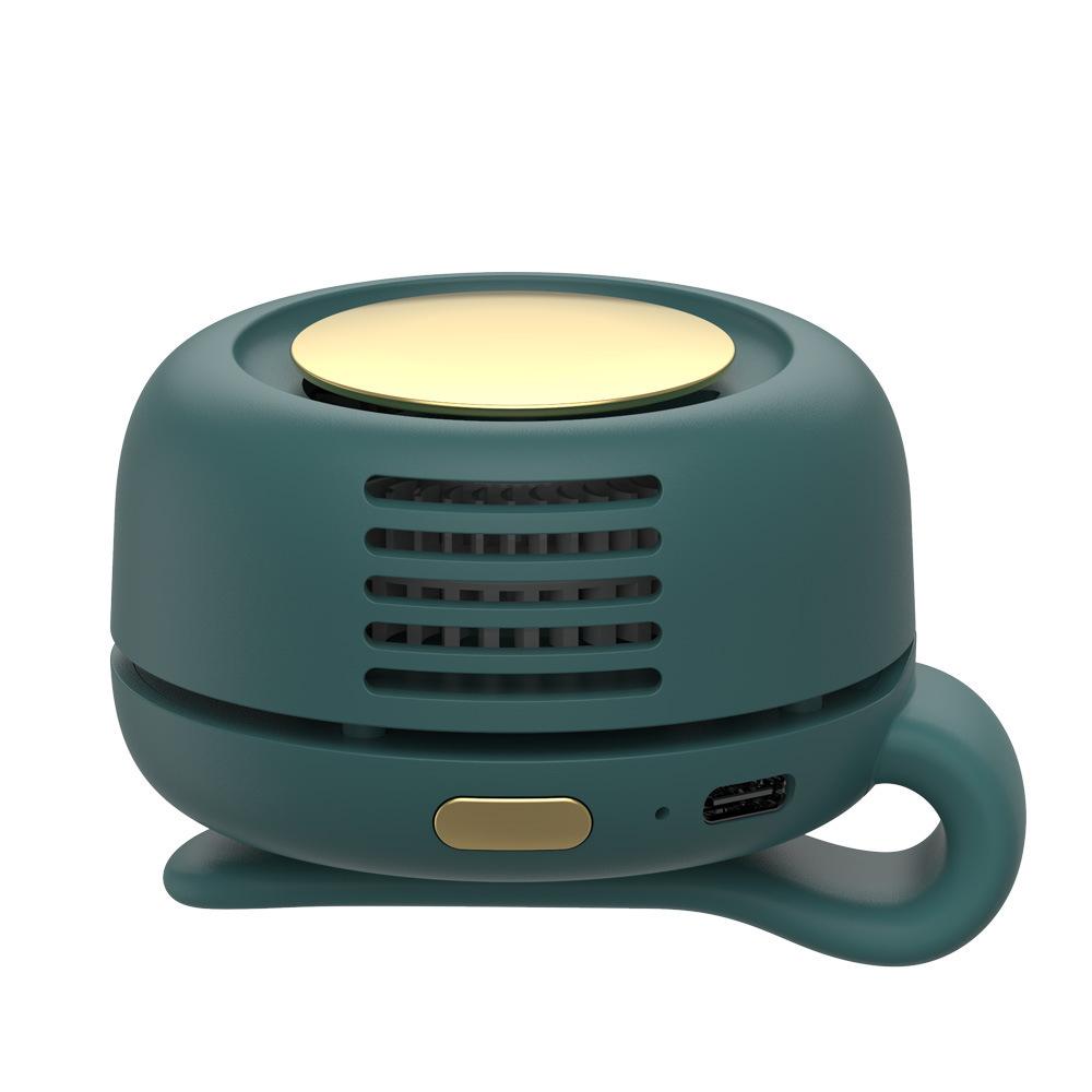 Portable Silent Mini Bladeless Electric Fan,Adjustable 3-speed Suspended Collar & WaistFans, Rechargeable Rotating Body Fan, Suitablefor Outdoor & Travel & Office, Travel Accessories,Mother's Day Gift