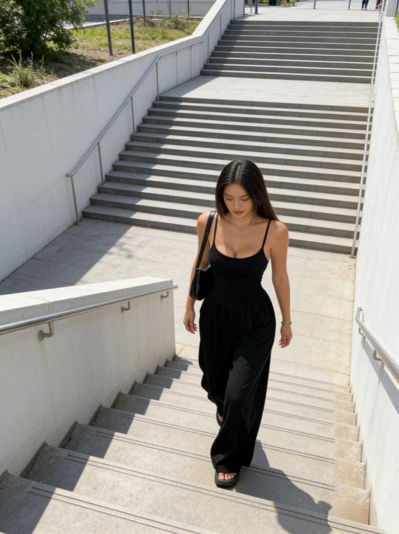 Pure Color Plus Size Two-Piece Set, Slim-Fitting Casual, All Season Wear, Solid Pattern, Comfortable and Stylish