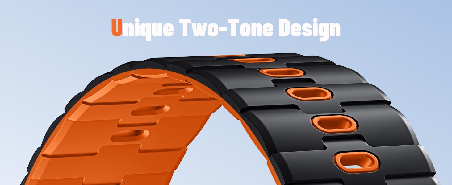 Magnetic Silicone Watchband Compatible with iWatch Band 44mm 45mm 46mm 49mm 42mm 41mm 40mm 38mm for Men Women, Sport Strong Magnet Strap for iWatch Series 10 9 Ultra SE 2 8 7 6 5 4 3 1