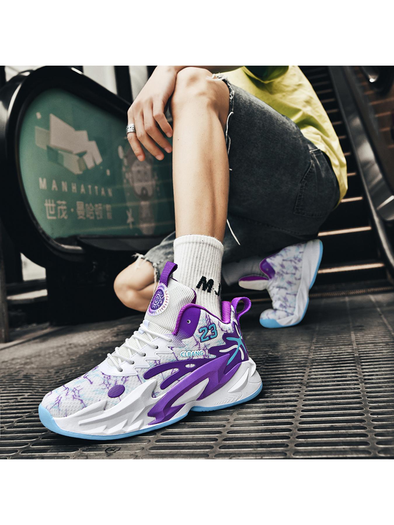 Women's basketball shoes and sports shoes, with a lightweight upper that is breathable and tough to wrap around, a wrap around support structure that stabilizes the ankle, suitable for daily outdoor leisure, running, basketball, and other scenarios