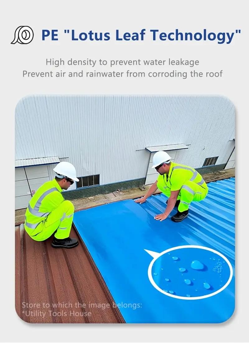 Roof Leak Repair, 3.94in (W) * 11yd (L), High Low Temperature Resistant (-76°F To 230°F), UV & Corrosion Resistant, Quick Leak Repair For Rusty Roofs Wood Structures & Corrugated Tiles