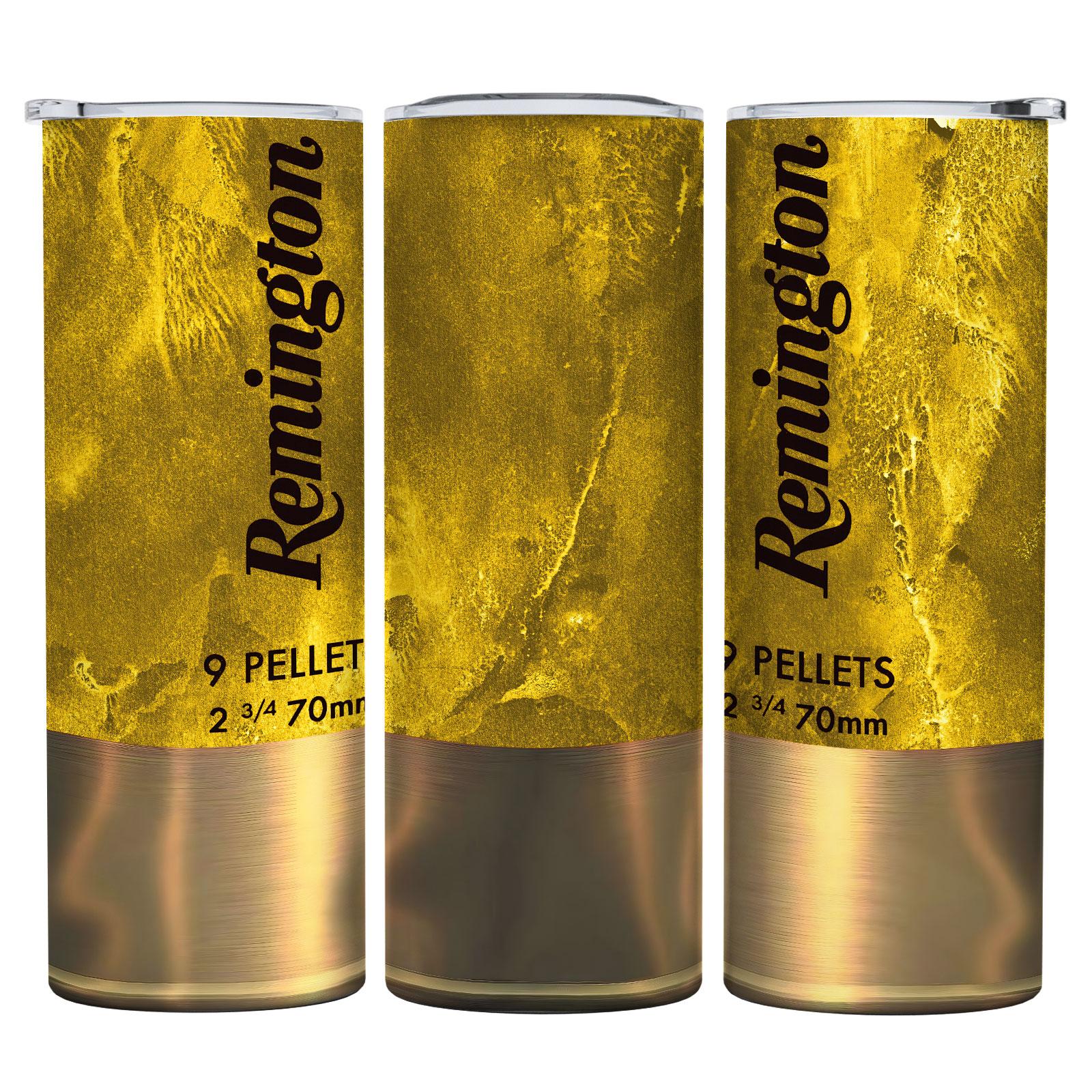 1pc 12 Gauge Shotgun Shell Style Stainless Steel Tumbler, 16 Designs Available, with Lid and Straw, Hunting Gift for Men, Outdoor Sports Insulated Mug, Insulated Travel Drinkware, Christmas, water bottles, thermos