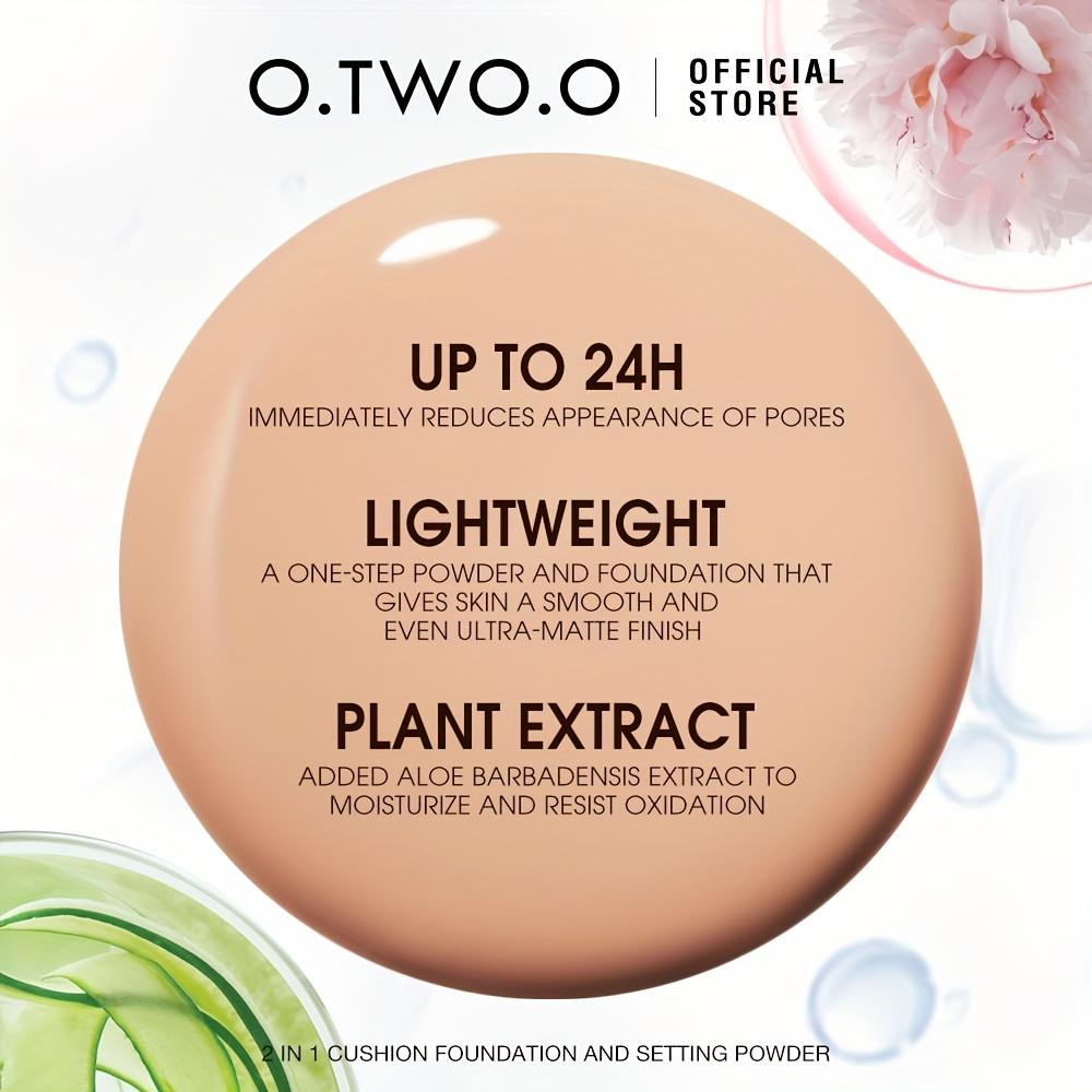 Cushion Foundation, 24-hour Two-in-one, Long-lasting, Oil-controlling, Matte, Soft-focus, Concealing, Makeup Powder Foundation, An Essential for Daily Use. Otwoo