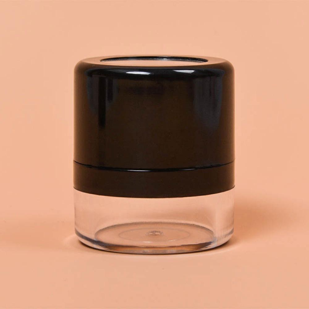 Mini Refillable Loose Powder Jars with Puff - Hypoallergenic, Portable Cosmetic Containers for Blush & Finishing Powders