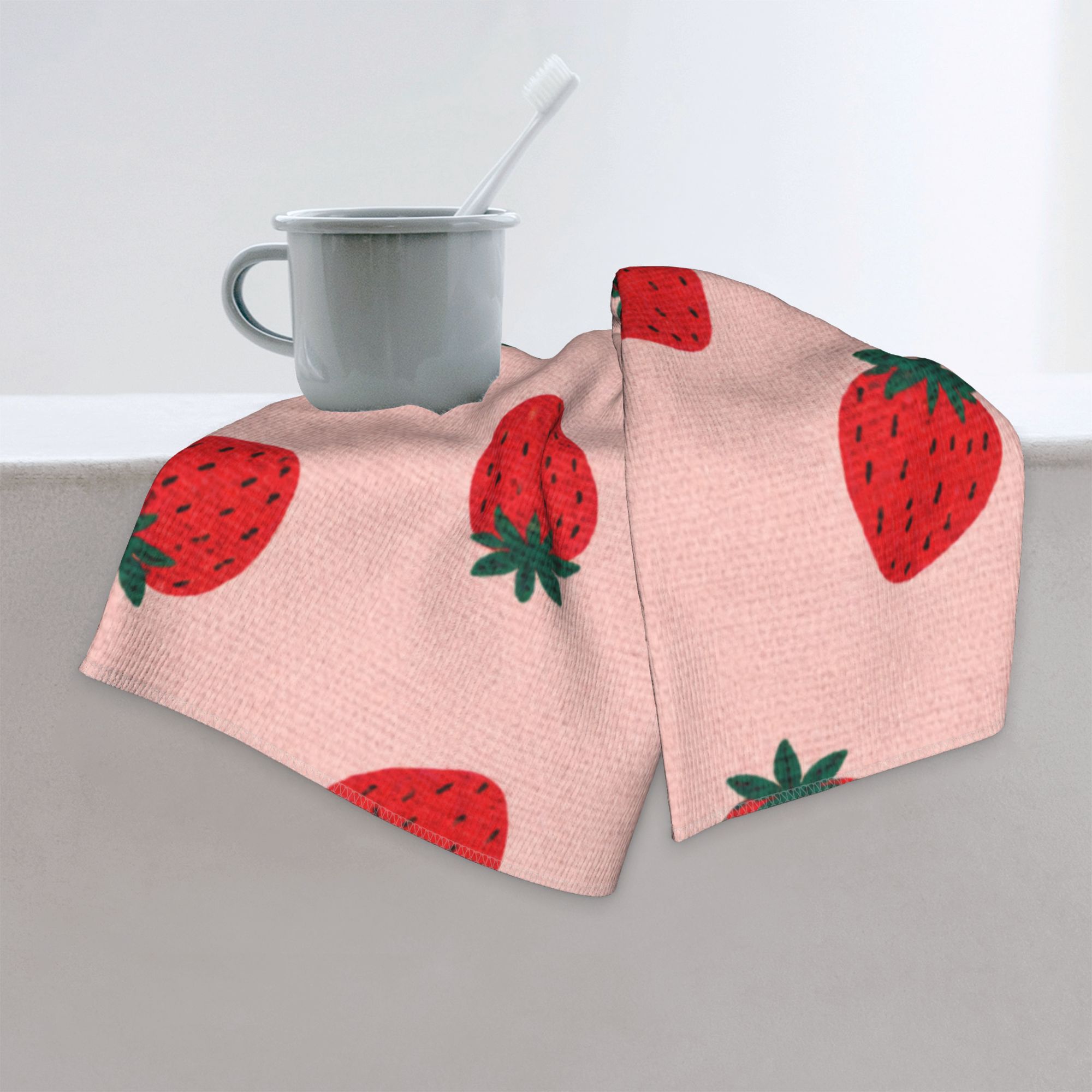 Floral Microfiber Towel 300g, Colorful Folk Art Print, Ultra Soft Absorbent Quick Dry Bath Towel, 35x75cm Multipurpose Small Blanket for Travel & Gym, Skin-Friendly & No Fading