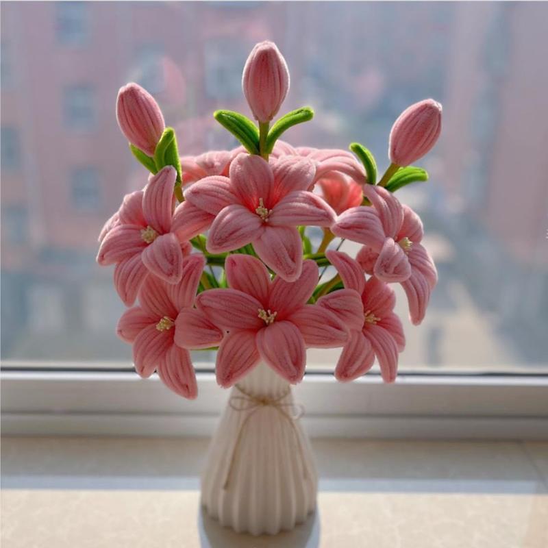 720 Piece Multi-Color Lily Twist Rod Pipe Cleaner Craft Kit, DIY Handmade Project, Perfect for Mother's Day, Graduation, Christmas, Valentine's Day