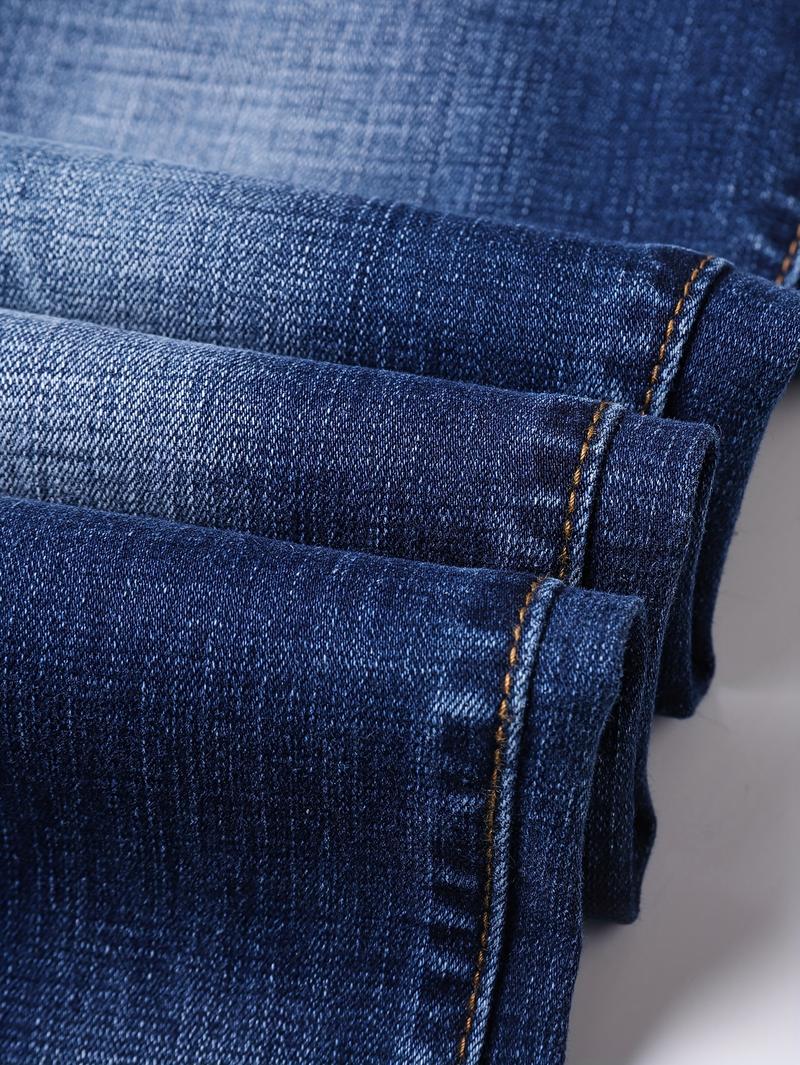 Men's slim-fit jeans - elasticated for comfort and easy daily wear - versatile long pants