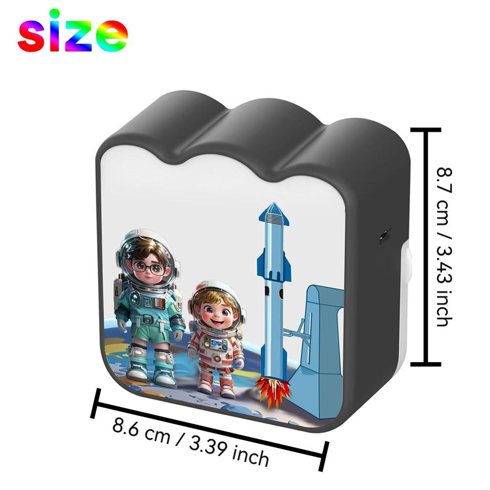 Portable Mini Label Printer for Home and Office, Wireless Bluetooth-compatible Inkless Photo Printing, Ideal Gift for Students and Kids