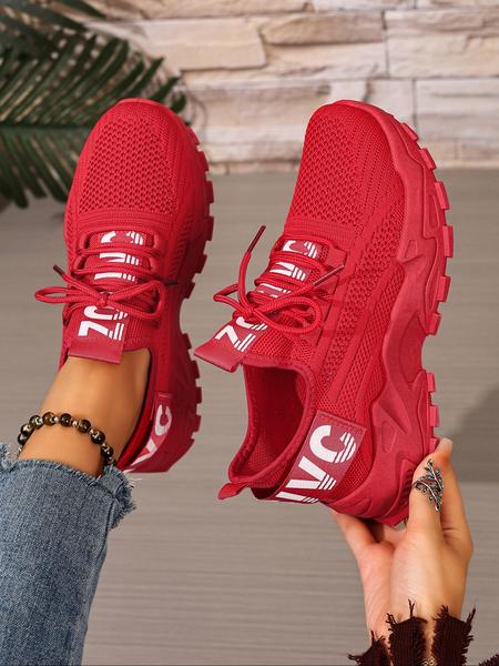 Women's Plus Size Casual Sneakers, Lightweight Comfortable, Breathable Running Shoes, Available in, Perfect for Travel Home Daily Wear