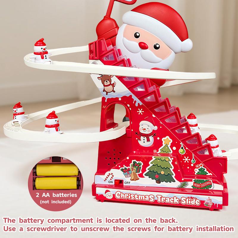 Christmas Track Climbing Stairs Electric Assembled Track Toy Set Climbing Stairs Track Slide Toy Electric Climbing Track Toy for Kids Christmas Track Climbing Stairs Electric Assembled Track Toy Set Climbing Stairs Track Slide Toy Electric Climbing Track Toy for Kids
