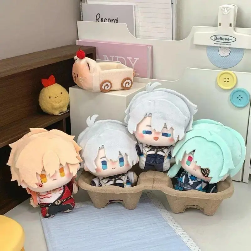 10cm Cool Eyes Cosplay Honkai Star Rail Anime Game Character Phainon / Mydei / Anaxa Cartoon Plush Toy Bag Keychain Plushie Doll
