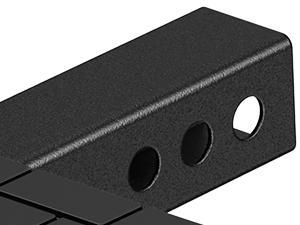 Nilight Foldable Rear Bumper Guard Vehicle Accessory - 2-in Receiver Step Bar, Universal Pickup Truck Tailgate Ladder, 1x5/8-in Pin, Rust-Resistant Coating, Non-Slip Mat, 350 lbs Load, Automotive Accessories for Off-Road Use