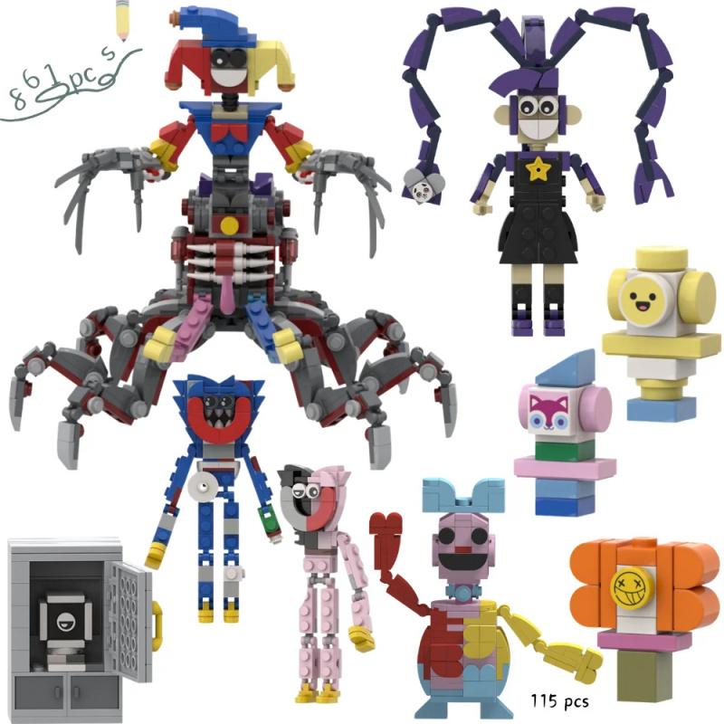 New Prototypes Lily Lovebraids Building Block Model Toy Game 5 Character Series Building Block Bricks Model Toy Gift For Kid