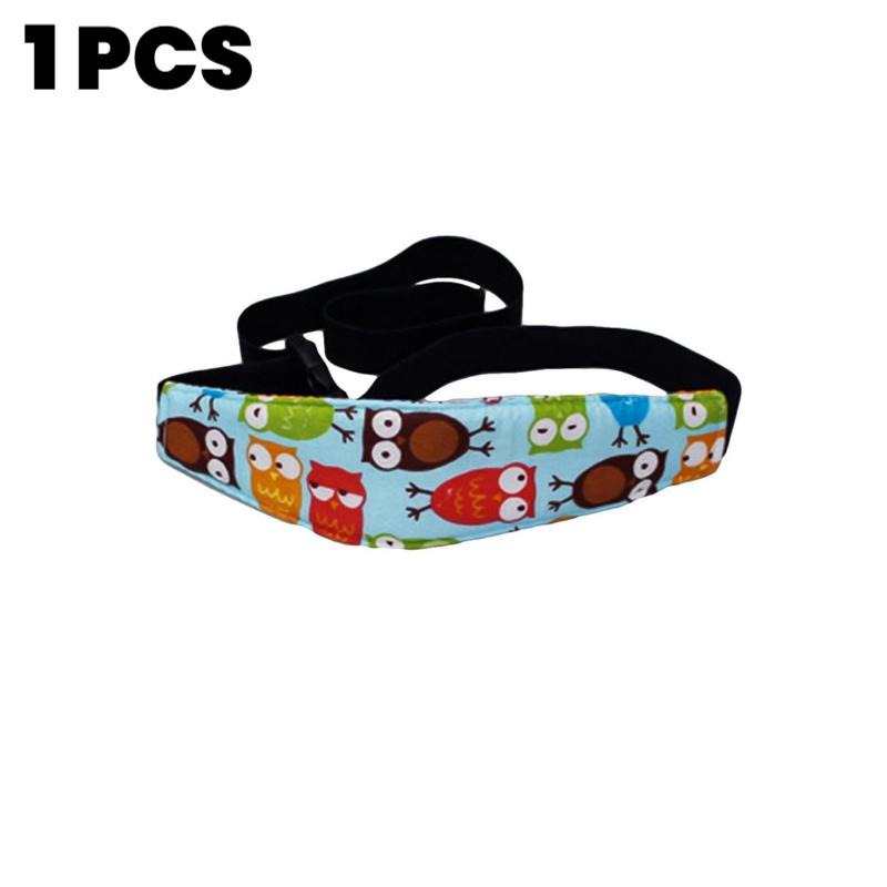 Cute Cartoon Soft Car Headrest Sleep Belt, Adjustable Safety Sleeping Strap for Car Seats, Creative Car Interior Accessory (1 pc)-YY0