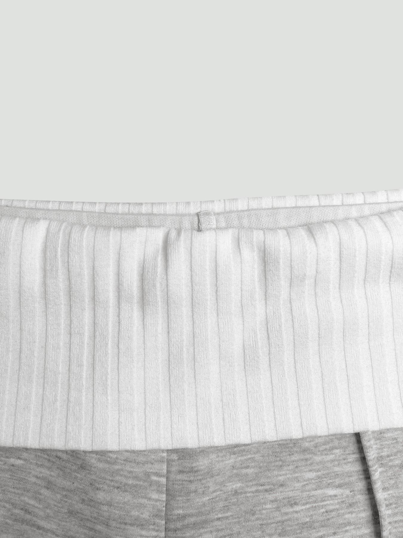 1 Piece Women’s Baggy Wide Leg Sweatpants - Ribbed High Waist Lounge Pants | Trendy Y2K Baggy Pants for Casual & Loungewear