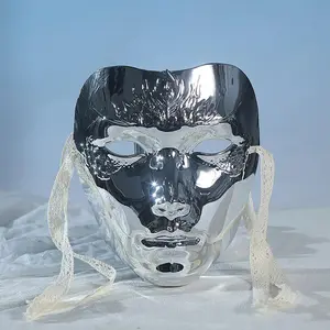 Second Generation Mechanical Beautiful Man Adult Beautiful Woman Mask Technological Sense Cyberpunk Antique Decorative Mask