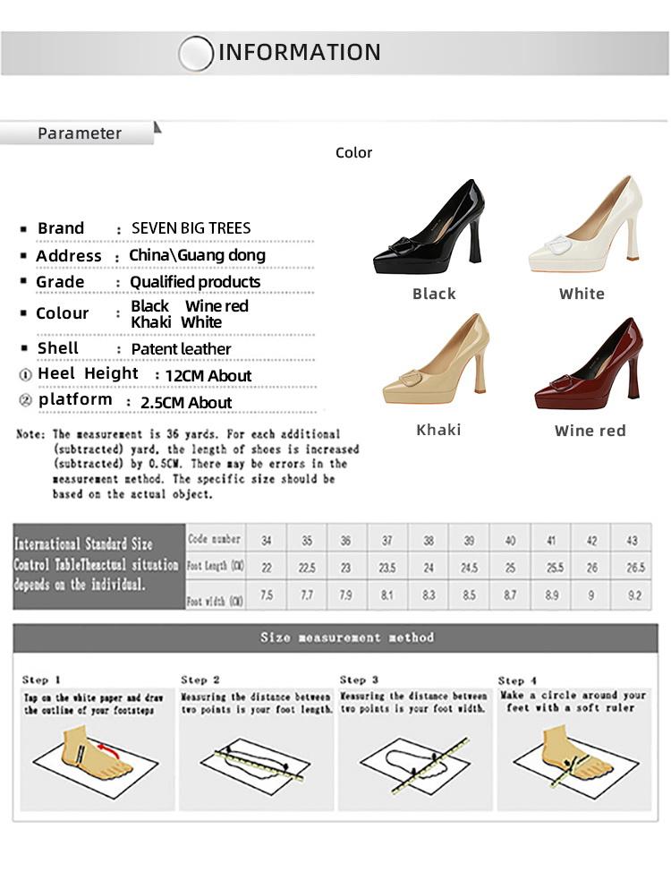 Elegant High Heel Women Shoes, Waterproof Platform Design, Stylish V-Clip Fastening, Perfect for Daily Wear & Special Occasions, High Heel Pumps