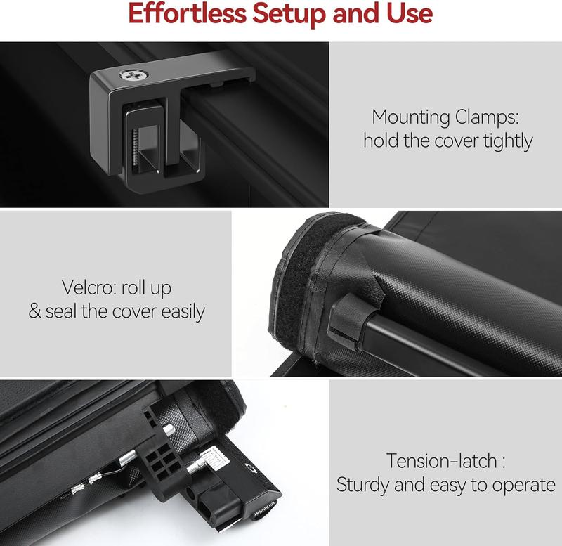 OEDRO Soft Roll-Up Tonneau Cover Fits for 2015-2026 Chevrolet Colorado GMC Canyon 5.2ft Bed, Full Protection with Durable Double-Layer PVC Vehicle OEDRO Soft Roll-Up Tonneau Cover Fits for 2015-2026 Chevrolet Colorado GMC Canyon 5.2ft Bed, Full Protection with Durable Double-Layer PVC Vehicle