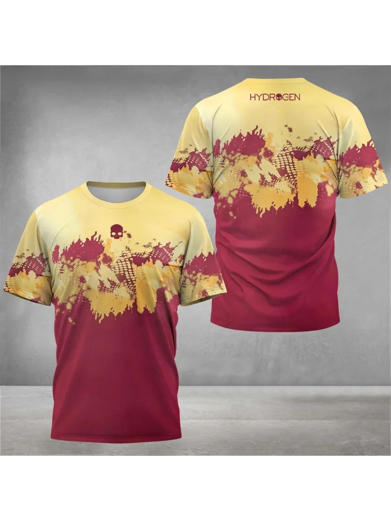 High-quality printed T-shirts for men and women, quick-dry summer badminton T-shirts