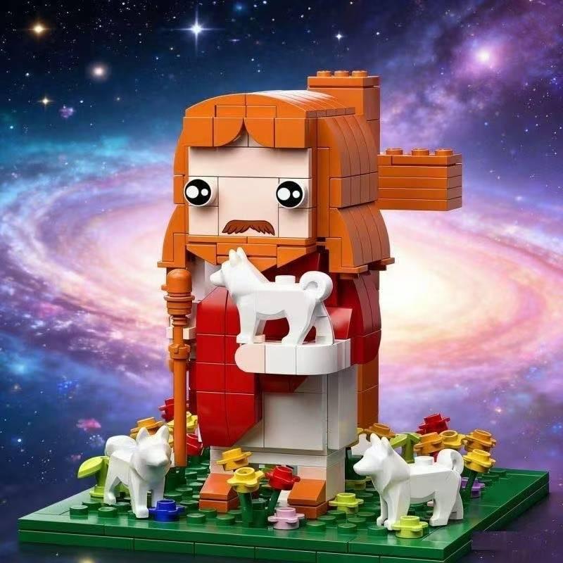 High-Quality Jesus Building Blocks, Ideal for Faith Development, Perfect Family Collection, Best Choice for Home Display