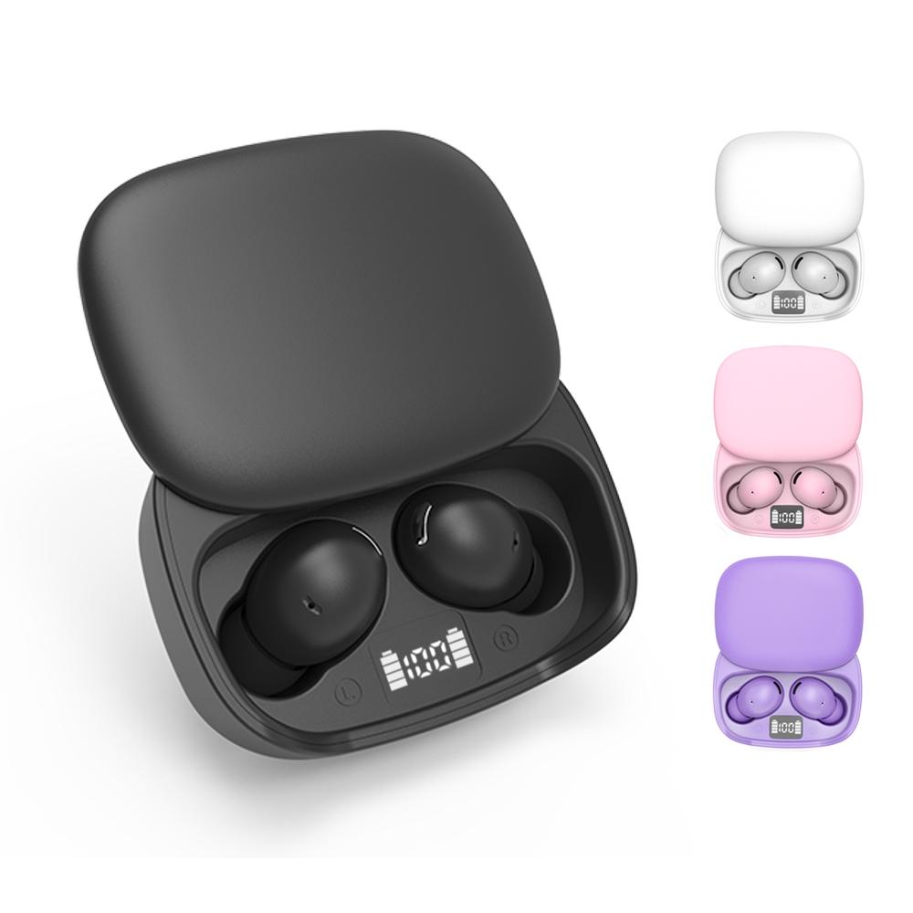 Wireless Earphone, In-ear Design Earphone with Charging Case, Noise Cancelling Headphone for Gaming, Sports, Office, Home, Audio, Earbuds Wireless, TWS Earbuds, Sliding cover charging case with LED battery level indication Headset