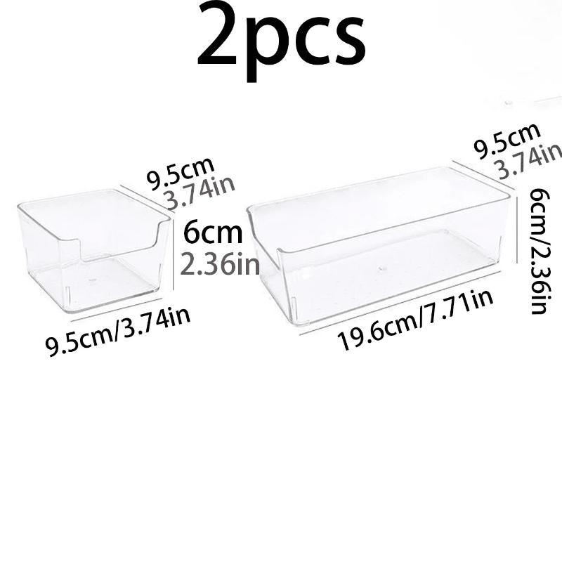 Valentine's Day Gift for Women, Transparent Plastic Storage Box, Large Capacity, Visible Design, Ideal for Cosmetics