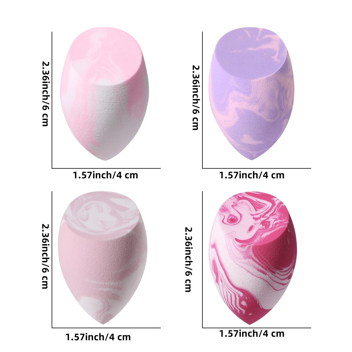 Full Set Makeup Sponges & Puffs Combo, Sponge Kit, Multi-Texture (velvet & Skin-Friendly) Blending Setting Tools, Vegan Cruelty-Free Beauty Tools