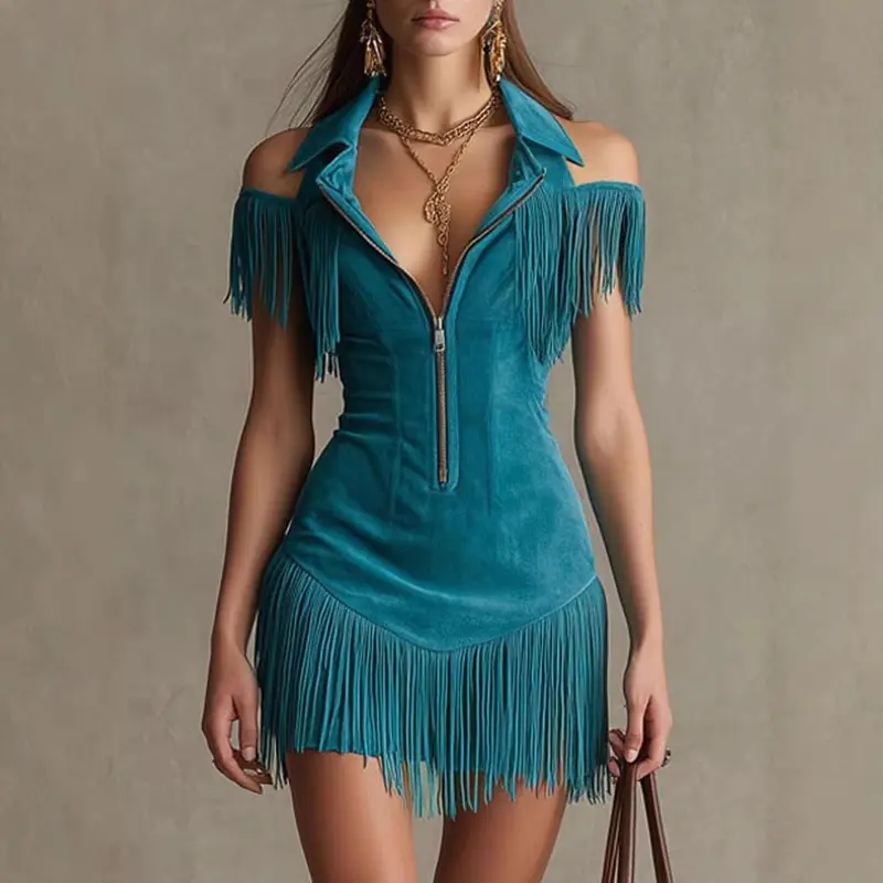 western bodycon dress