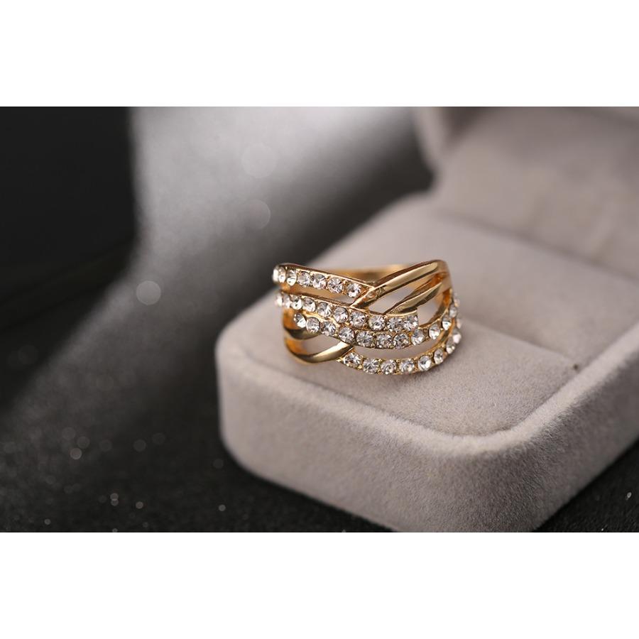 Twist diamond ring, ring women's hollow engraved diamond ring