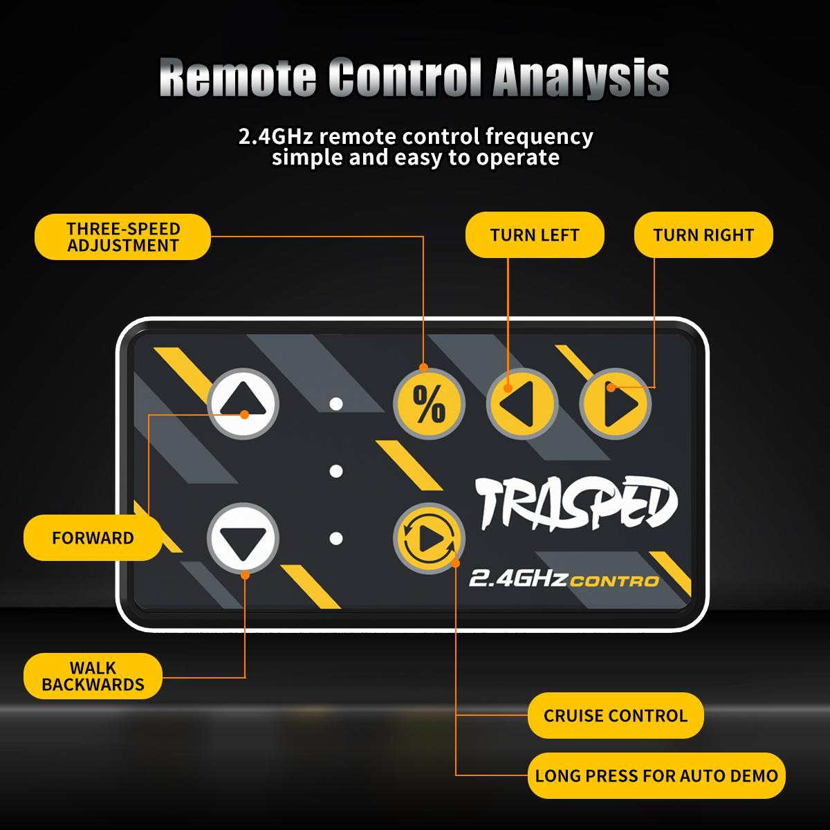 Mini Remote Control Car All-Terrain Climbing, Automatic Demonstration Mode, Spring Shock Absorption, 2.4g Interference-Free, LED Lights, Speed Gears, Remote Controlled Car