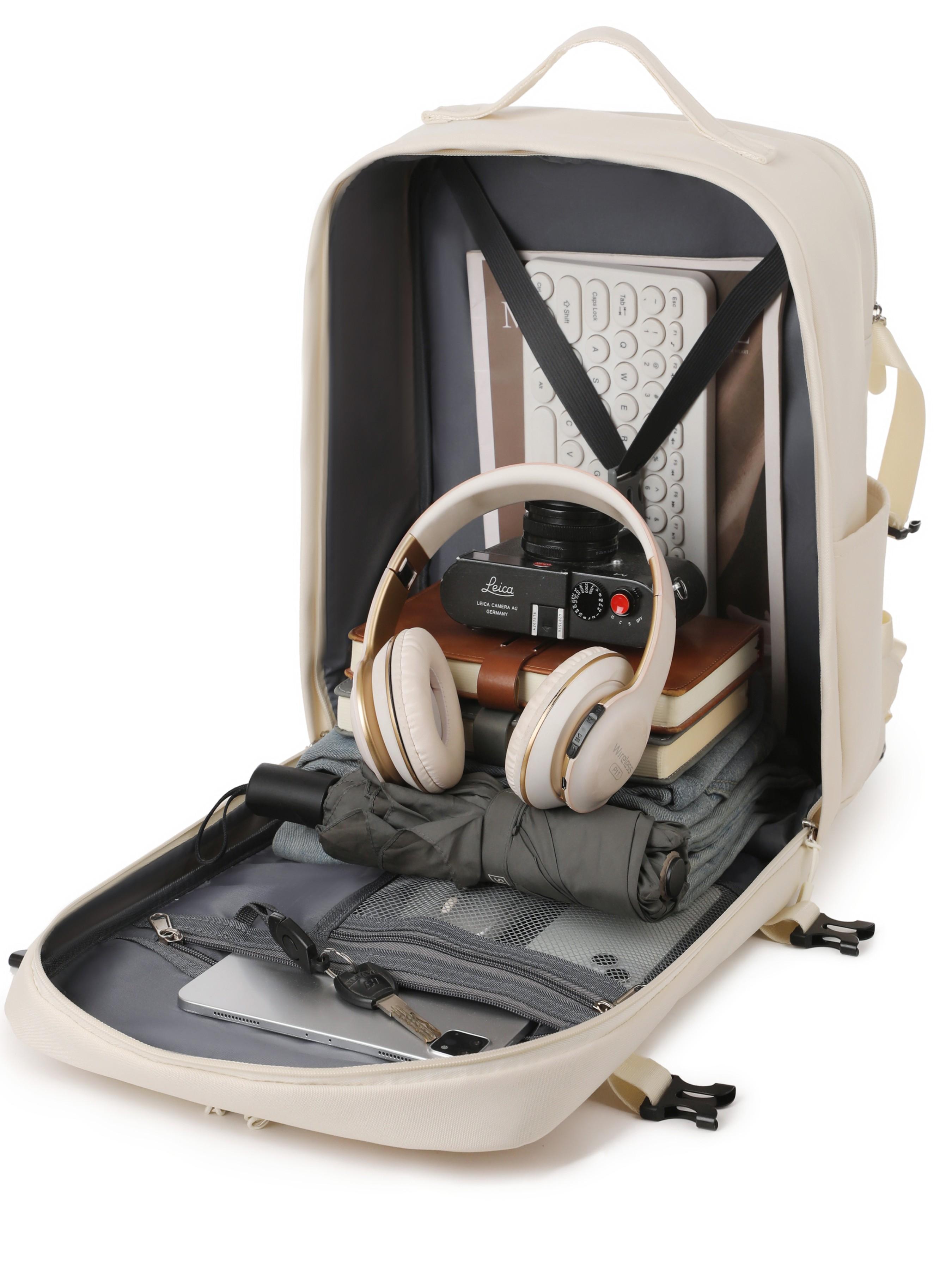 Vacuum Compression Backpack with Air Pump, Large Capacity Travel Bag 40x30x20 Cm, Space-Saving Design, Ideal for All Seasons, Laptop Travel Backpack, Travel Backpacks