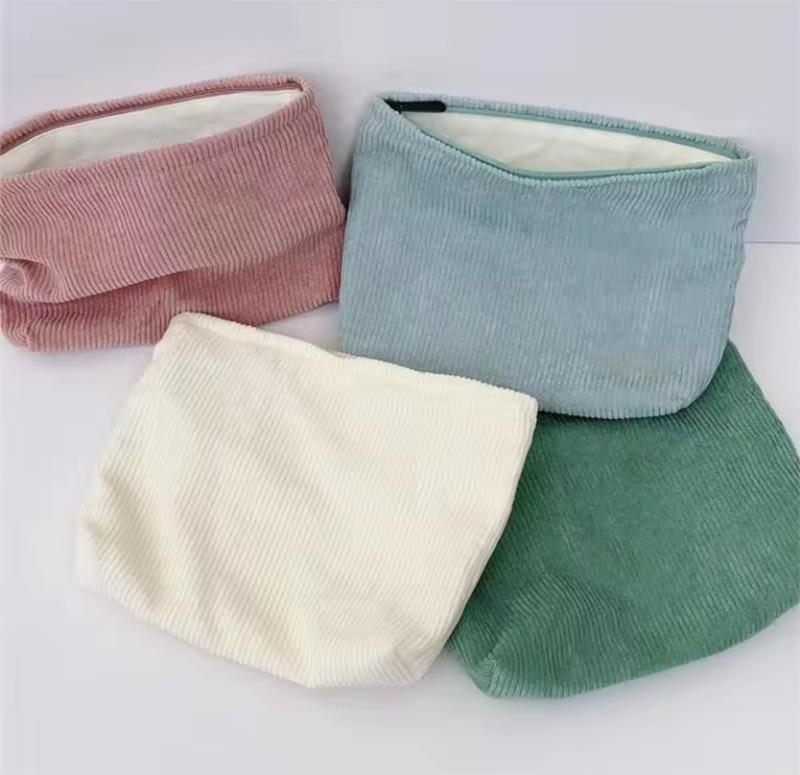 New Miffys Woman Corduroy Makeup Bag Female Cute Toiletry Bags Girl Kawaii Travel Portable Zipper Storage Wash Bag Birthday Gift