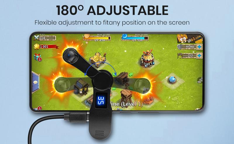 Smart Automatic Screen Clicker Device, USB Powered Simulate Finger Continuous Clicker, Adjustable Speed Physical Clicker for Games, Live Likes, Reward Tasks, Fall & Christmas Gift Smart Automatic Screen Clicker Device, USB Powered Simulate Finger Continuous Clicker, Adjustable Speed Physical Clicker for Games, Live Likes, Reward Tasks, Fall & Christmas Gift