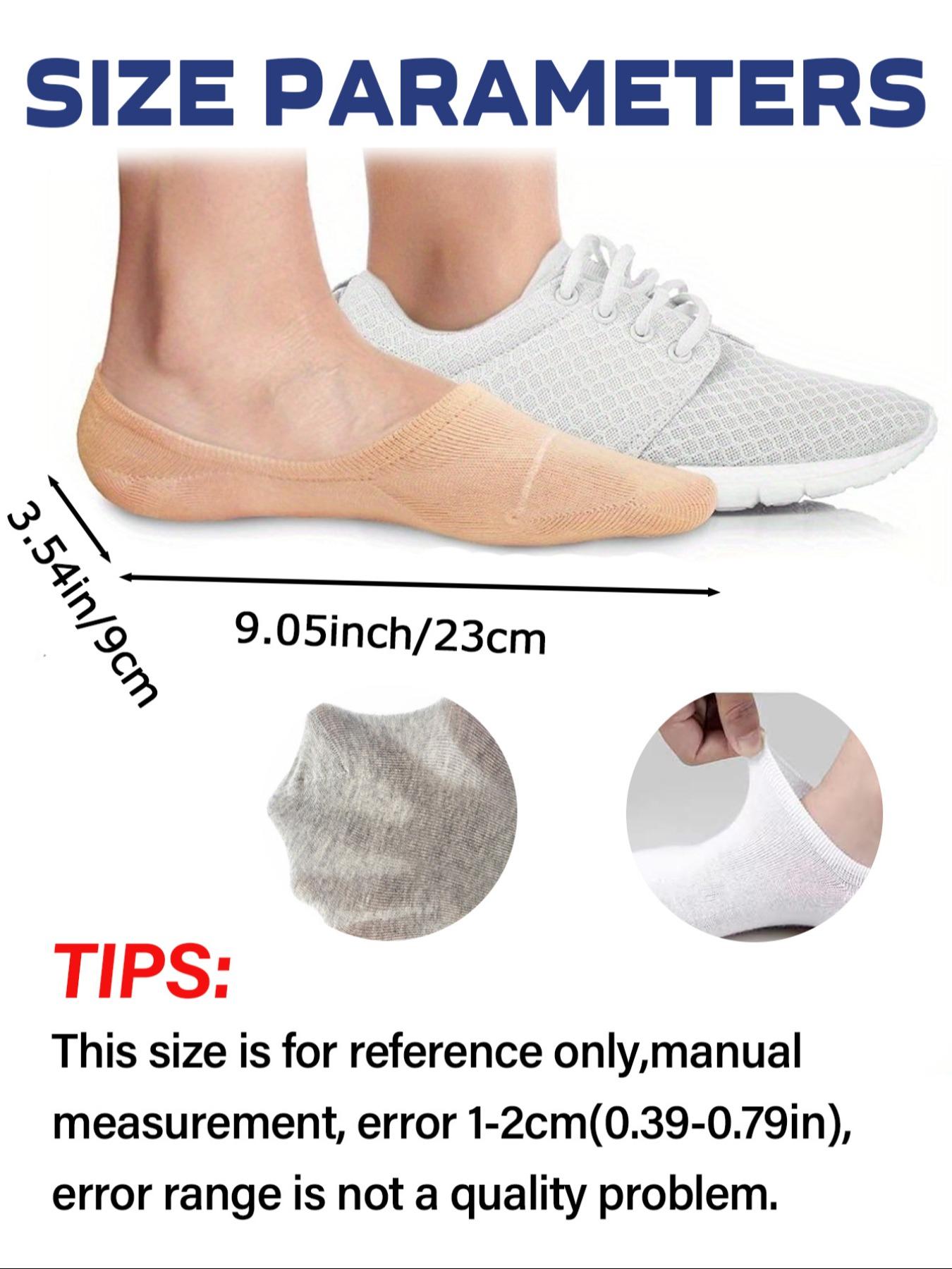 Durable Invisible Socks, 4 Pairs Comfortable Breathable Design, Perfect for Daily Wear, Casual Style Footwear Accessories