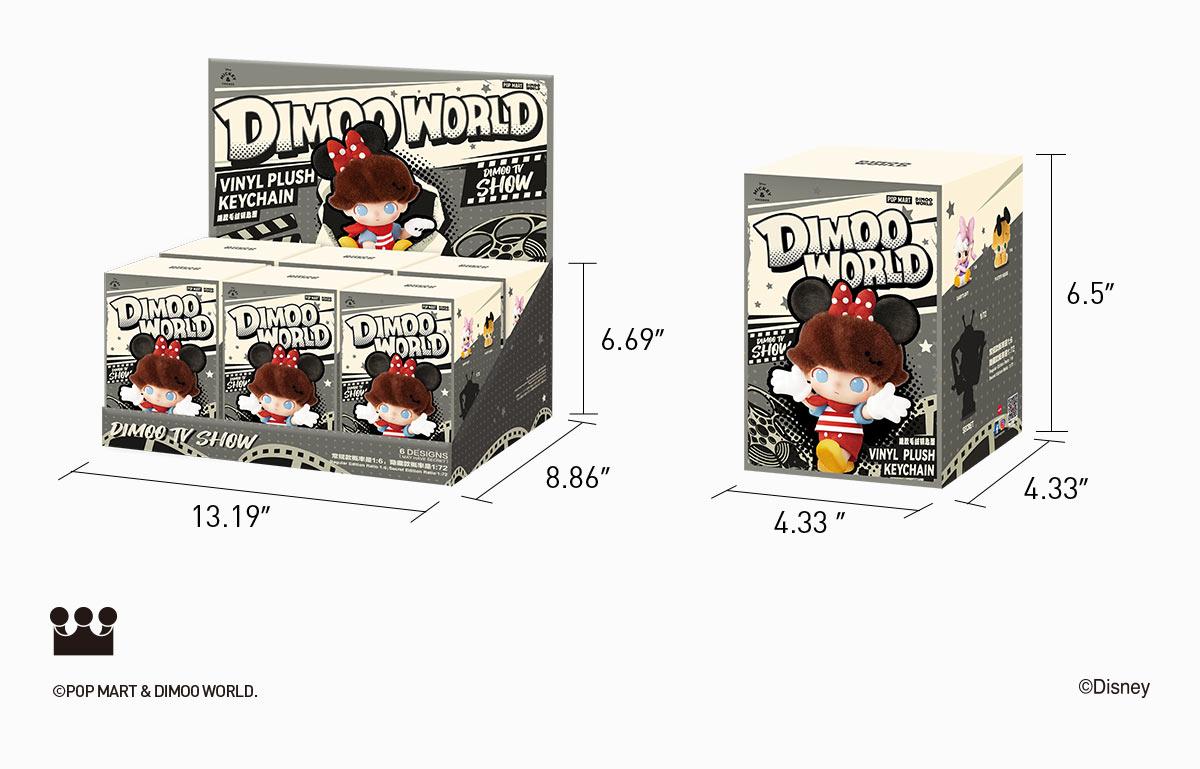 Unboxing-DIMOO WORLD × DISNEY Series-Vinyl Plush Keychain Blind Box-3.0