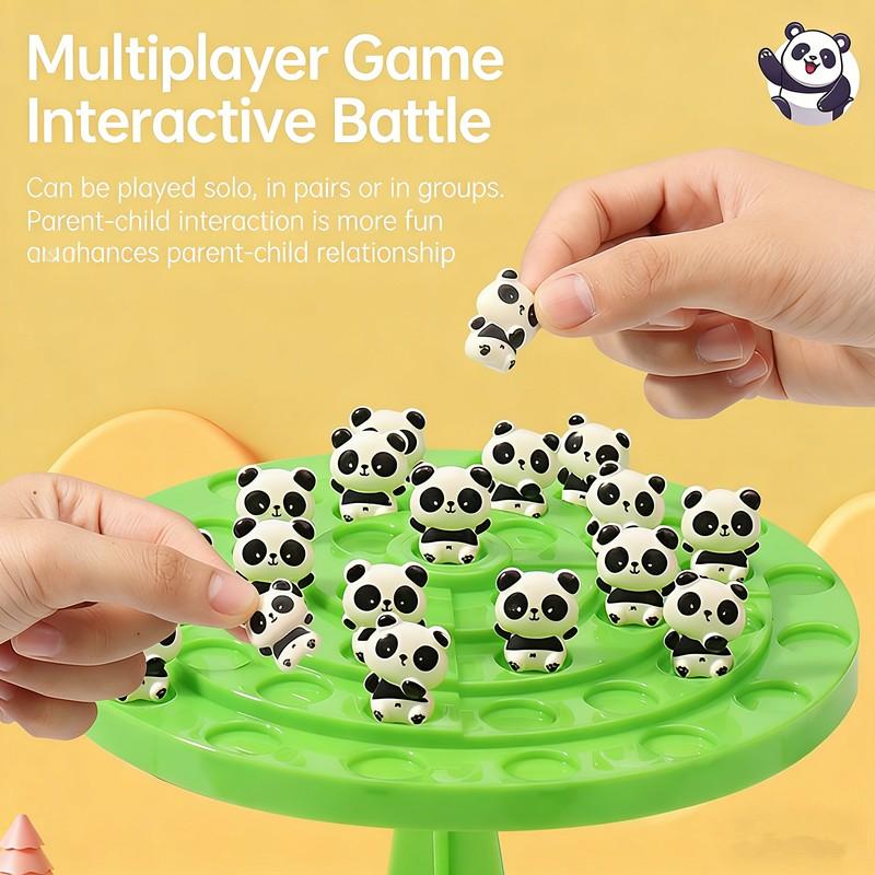 Panda Balance Tree Focus and Coordination Training Toy, High-Quality Educational Puzzle for Kids, Hand-Brain Skill Development