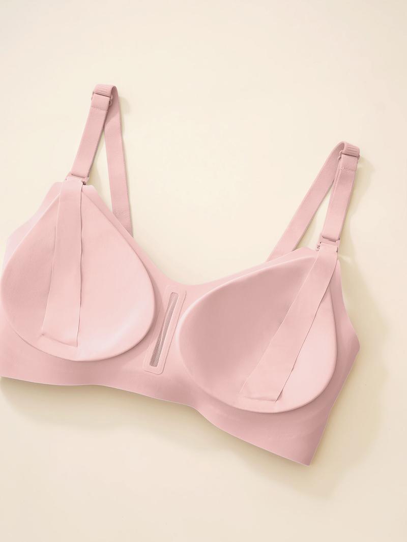 Maternity Nursing Bra with Adjustable Straps, Seamless Design for Comfortable Breastfeeding, Suitable for All Seasons, Pregnancy Maternity Bra