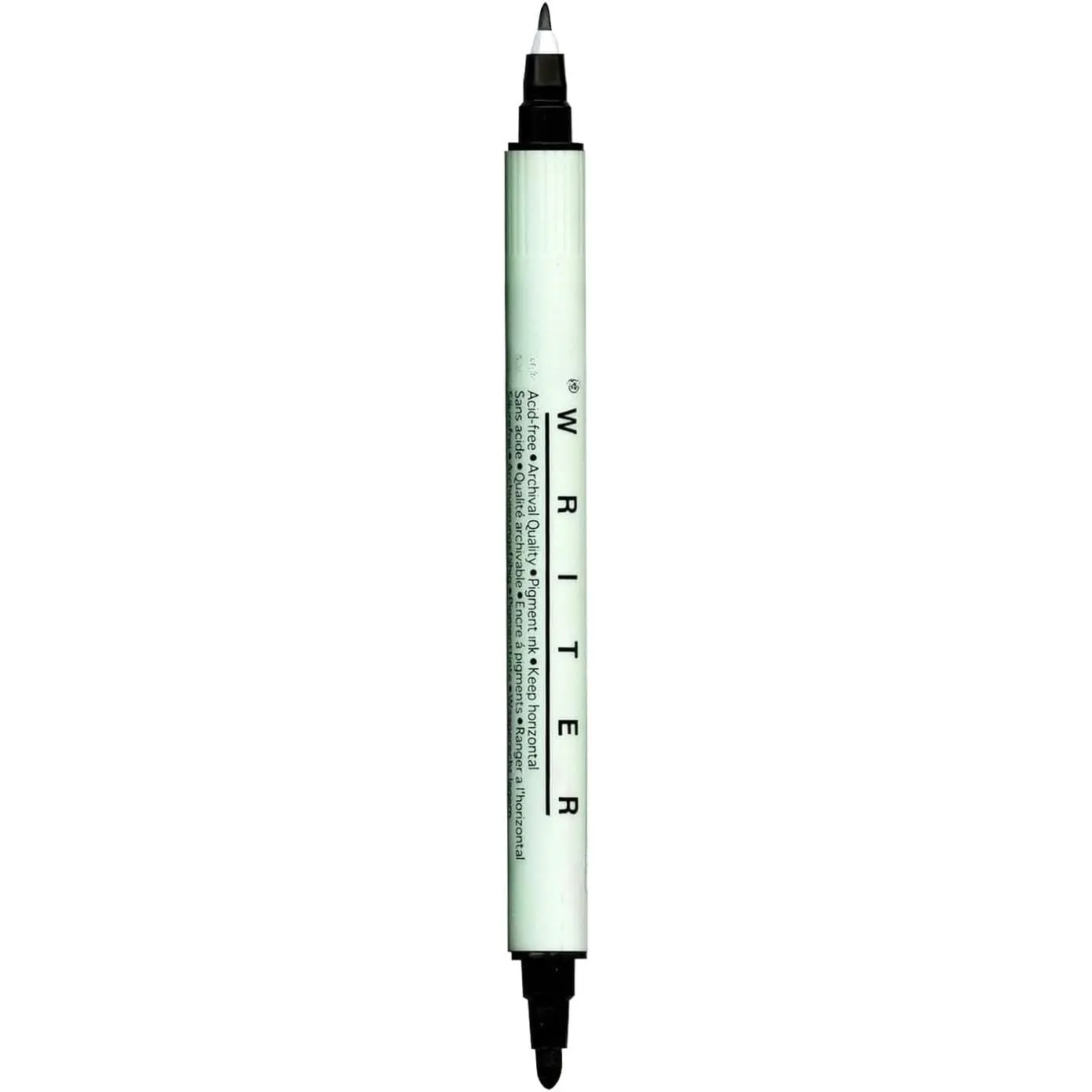 Memory System Writer Marker 010 Pure Black | -Tip (0.5mm & 1.2mm) for Scrapbooking, Journaling, and Cardmaking | Acid-Free and Fade-Proof Ink